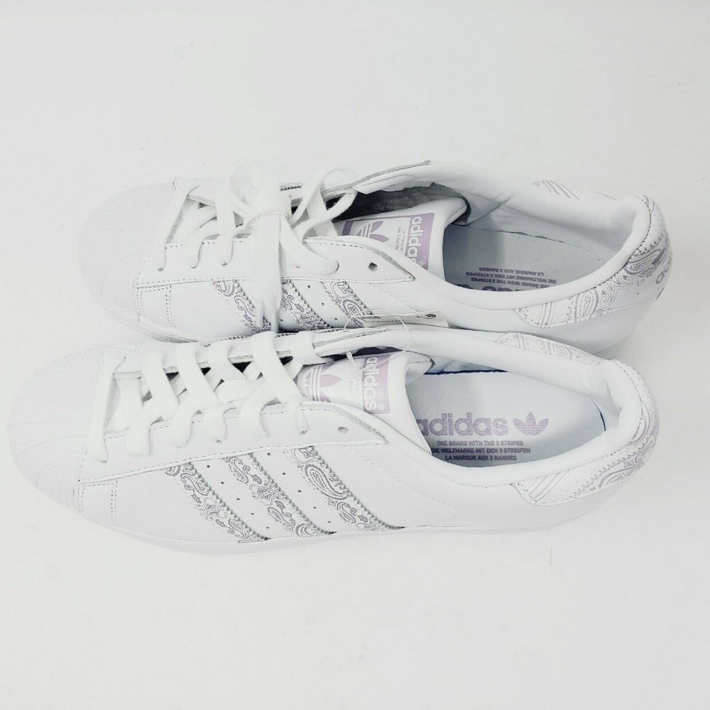 Adidas Superstar Core White Soft Violet Graffiti - Picture 4 of 7